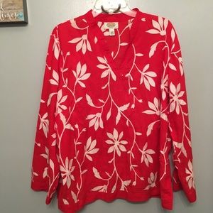 Talbots tunic style shirt, great color